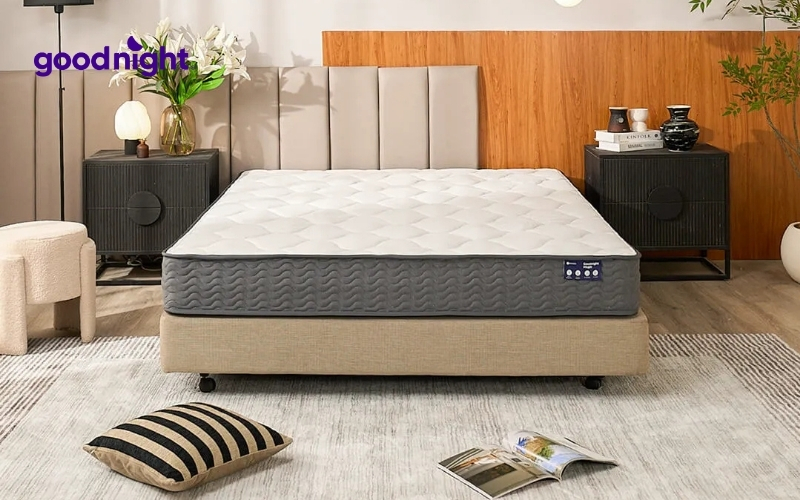 Có nên mua nệm lò xo giá 1 triệu không? Sự thật bạn cần biết 6 Nệm lò xo túi độc lập thế hệ mới Amando Goodnight Magic