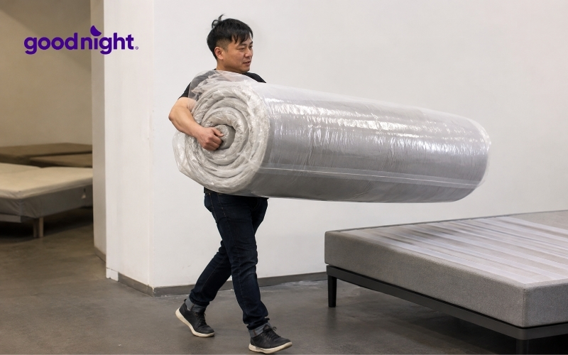 Nệm lò xo hút chân không là gì? Có nên sử dụng không? 4 Nệm lò xo hút chân không dễ vận chuyển