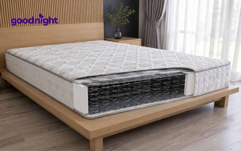Nệm lò xo liên kết là gì? Lưu ý khi chọn mua và sử dụng 2 Nệm lò xo liên kết là gì?