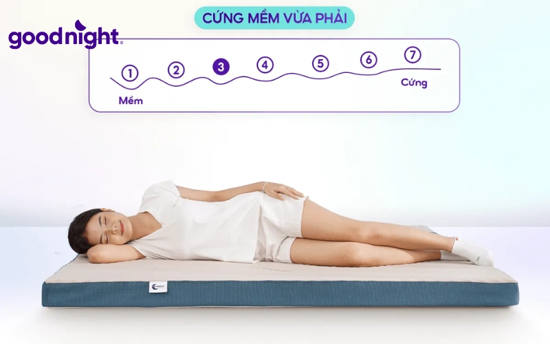 Top 10+ mẫu nệm mềm chất lượng được nhiều người yêu thích 8 Nếu có thói quen nằm nghiêng, hãy đặt một chiếc gối giữa hai đầu gối để cân bằng hông và cột sống