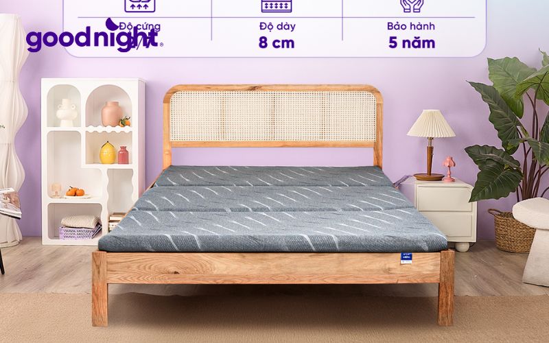Nệm mini là gì? Top 9 mẫu nệm mini được ưa chuộng 2025 4 Nệm Mini foam Goodnight Akita