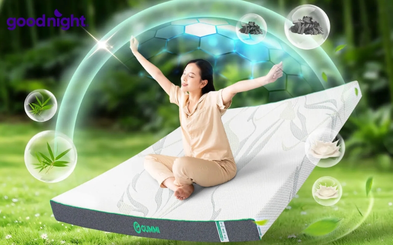 Gợi ý 10+ mẫu nệm ngủ cho bé đi học mẫu giáo chất lượng, giá tốt 5 Nệm cao su