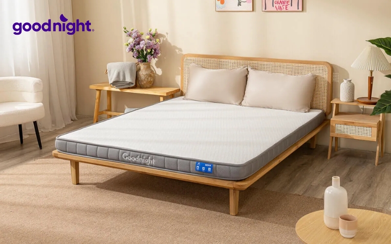 10 mẫu nệm sinh viên bền đẹp cho phòng trọ, kí túc xá 3 Goodnight Latex Hybrid