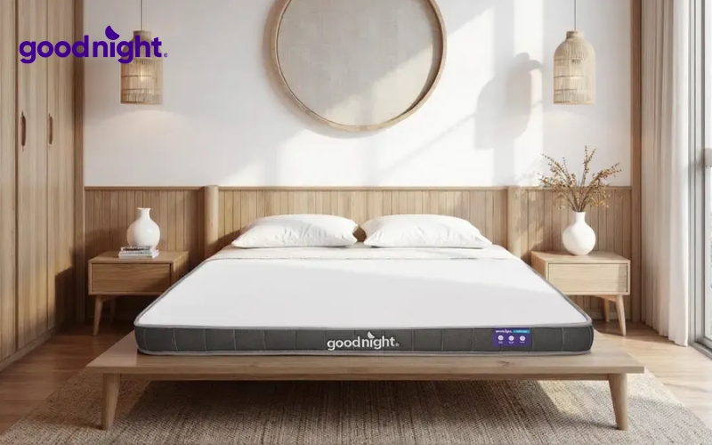 TOP 8+ mẫu nệm trải sàn kiểu Hàn Quốc tối ưu không gian, uy tín 3 Goodnight Latex Hybrid