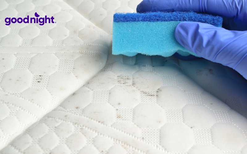 Cách vệ sinh nệm foam tại nhà sạch khuẩn, thơm tho 5 Đối với các vết ố lâu ngày, bạn có thể sử dụng hỗn hợp baking soda và giấm