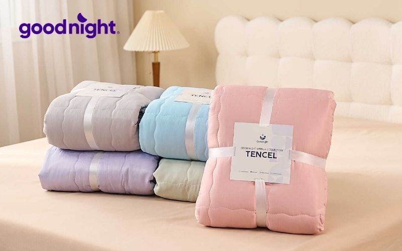 Top 5 loại chăn cho bé sơ sinh an toàn, chất lượng 3 Chăn Goodnight Airsilk