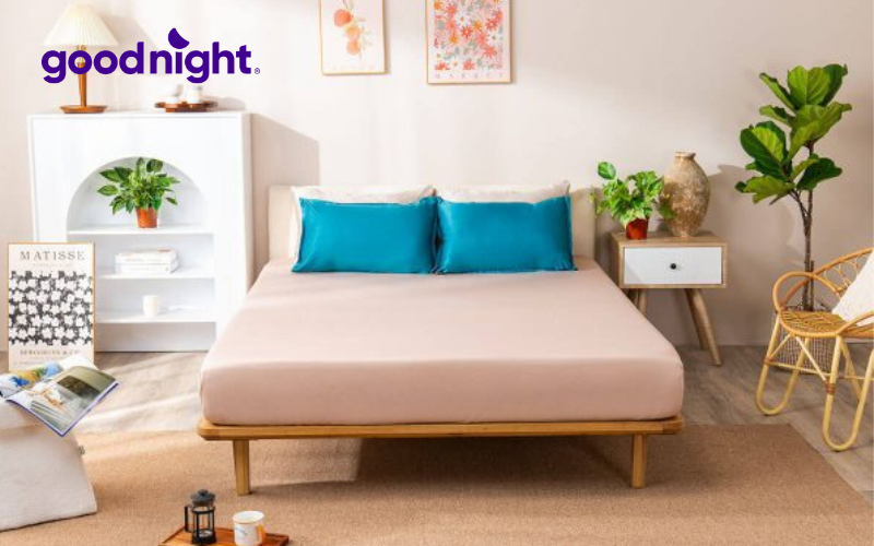 Gợi ý 10 mẫu chăn ga mùa hè giúp bạn ngủ ngon, không lo nóng bức 4 Bộ Ga chun Goodnight Mori