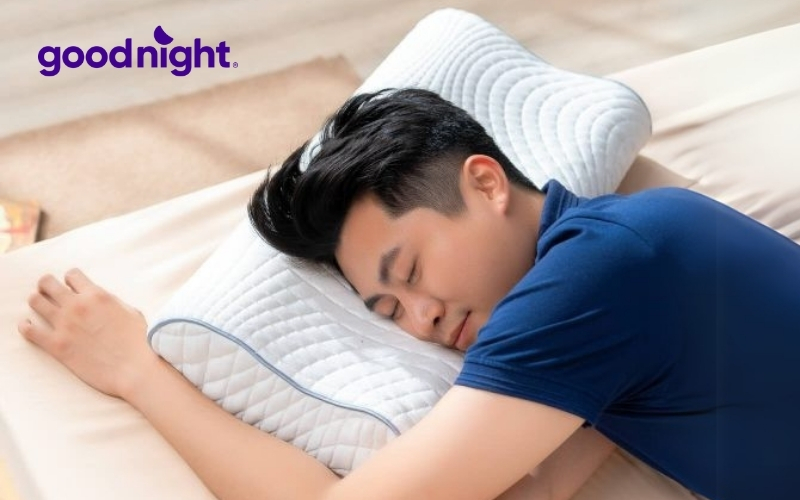 Gối chống ngáy: Giải pháp đơn giản giúp bạn ngủ ngon và yên tĩnh hơn 5 Gối foam Goodnight Nori 1.0 nâng đỡ cổ vai gáy chống ngáy