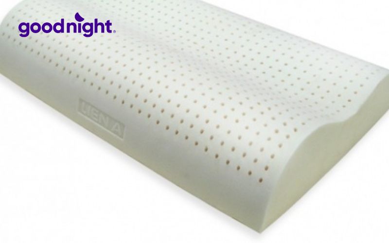 Top 10 mẫu gối cho người thoát vị đĩa đệm cổ giúp ngủ ngon 16 Gối dành cho người thoát vị đĩa đệm cổ cao su Contour được làm từ 100% cao su thiên nhiên an toàn