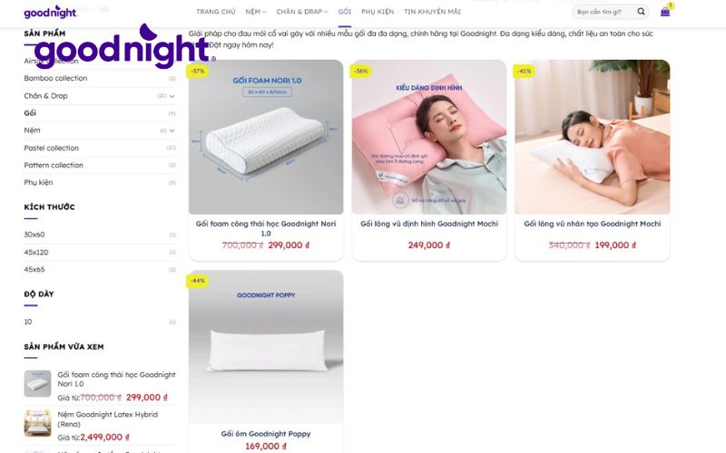 Gối công thái học là gì? Gối công thái học có tốt không? 5 Mua gối công thái học uy tín tại Goodnight.vn