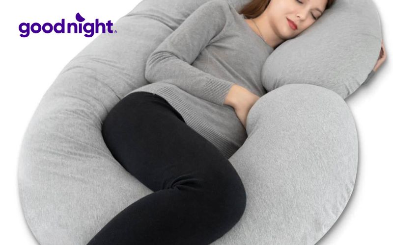 Top 7 mẫu gối ôm cho bà bầu giúp giảm đau nhức, ngủ ngon giấc 6 Gối ngủ chữ C giúp nâng đỡ và giảm áp lực lên lưng dưới khi ngủ