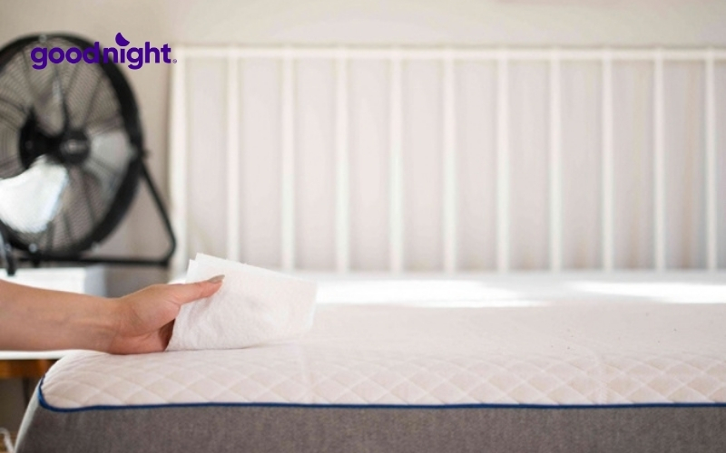 Nệm cao su có phơi nắng được không? 5 sai lầm cần tránh 8 Kê lót giấy báo hoặc khăn khô dưới đáy nệm