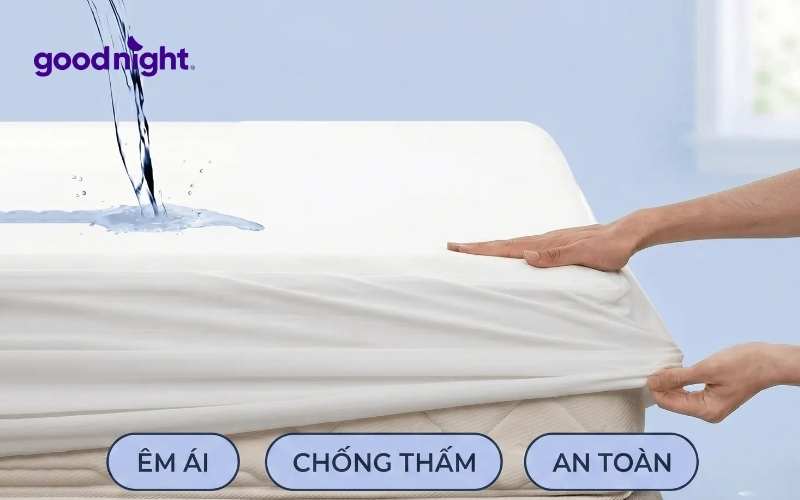 Nệm cao su có thấm nước không và mẹo xử lý nệm bị ướt 9 Sử dụng thêm topper êm ái dễ tháo rời giặt giũ