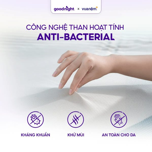 Kháng khuẩn, khử mùi hiệu quả với Antibacterial