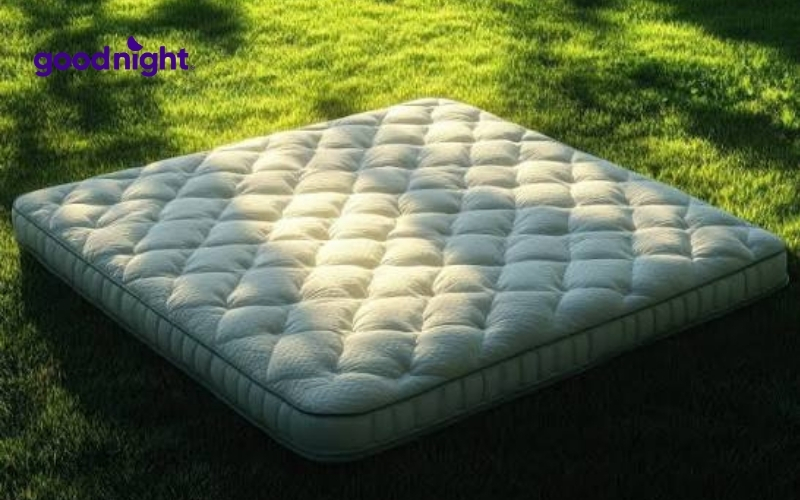 Hướng dẫn cách giặt nệm tại nhà sạch khuẩn và không hỏng nệm 5 Làm khô nệm bằng quạt gió và không khí tự nhiên
