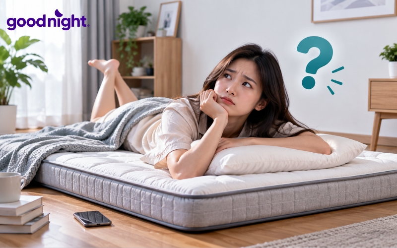 Nằm nệm bị đau lưng: Nguyên nhân, cách khắc phục, cách chọn nệm 5 Nệm quá mềm hoặc quá cứng đều có thể khiến cột sống không được nâng đỡ đúng cách