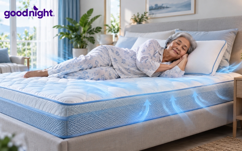 Nằm nệm bị đau lưng: Nguyên nhân, cách khắc phục, cách chọn nệm 7 Duy trì tư thế nằm thẳng hoặc nằm nghiêng đúng cách để giúp cột sống được thư giãn