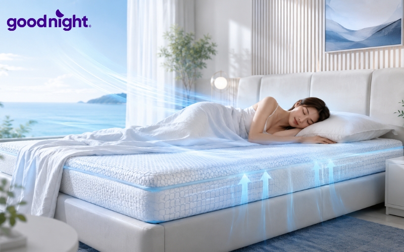 Tại sao nằm nệm bị nóng lưng? Nguyên nhân & cách xử lý 3 Chất liệu của ga trải giường cũng ảnh hưởng đáng kể đến cảm giác khi nằm ngủ