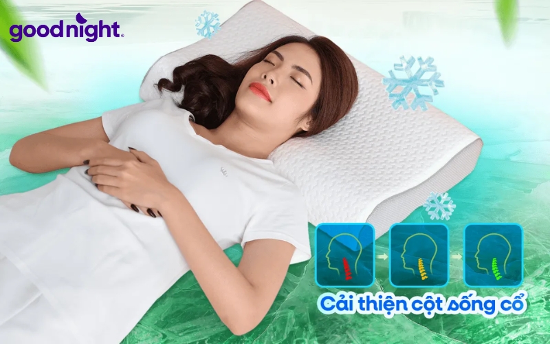 Tại sao nằm nệm bị nóng lưng? Nguyên nhân & cách xử lý 6 Bạn nên chọn các loại gối có chất liệu thoáng khí, tản nhiệt tốt
