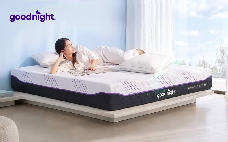 5 Nguyên nhân nằm nệm foam bị đau lưng? Cách khắc phục? 9 Nệm foam Goodnight Active Hybrid