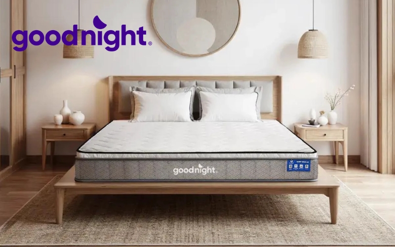 Nệm 1m6 x 1m8 giúp tiết kiệm diện tích, chi phí mà vẫn thoải mái cho 2 người ngủ