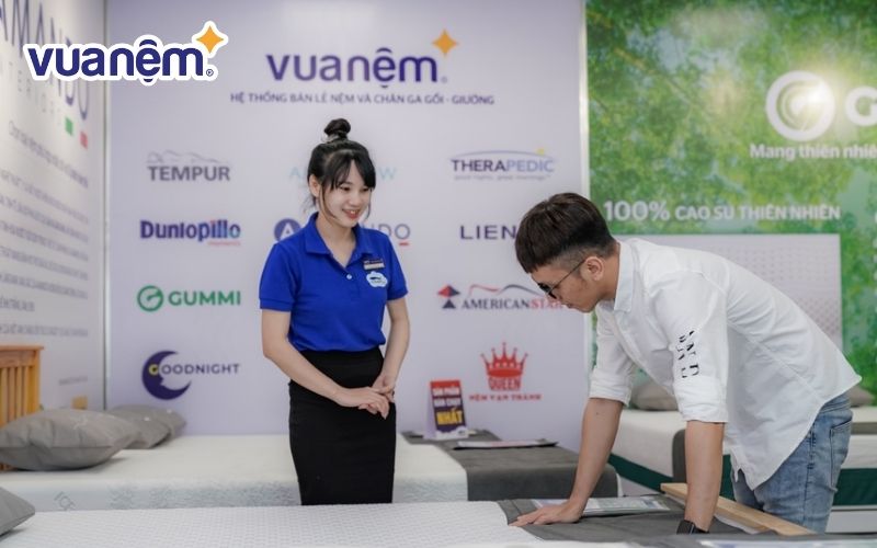 Trả góp Vua Nệm giúp bạn sở hữu nệm tốt mà không cần trả ngay 100% 2 Mua hàng trả góp Vua Nệm với mức lãi suất 0%