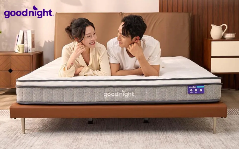 Top 10 mẫu nệm êm ái tốt cho sức khoẻ, không đau lưng 11 Goodnight là lựa chọn đáng cân nhắc với danh mục sản phẩm đa dạng