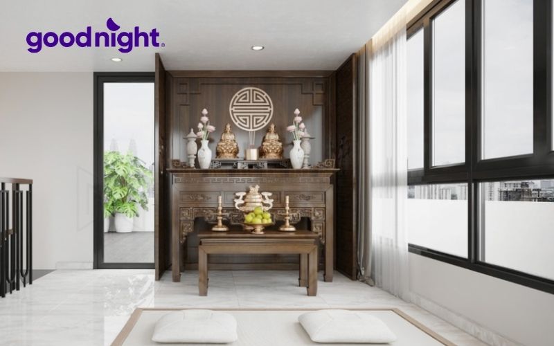 Một số đối tượng nhất định có thể ngủ ở phòng thờ