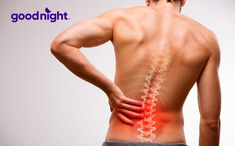 Người có tiền sử thoái hóa cột sống, đau lưng, đau cổ gáy rất dễ bị tổn thương khi duy trì tư thế ngủ xấu