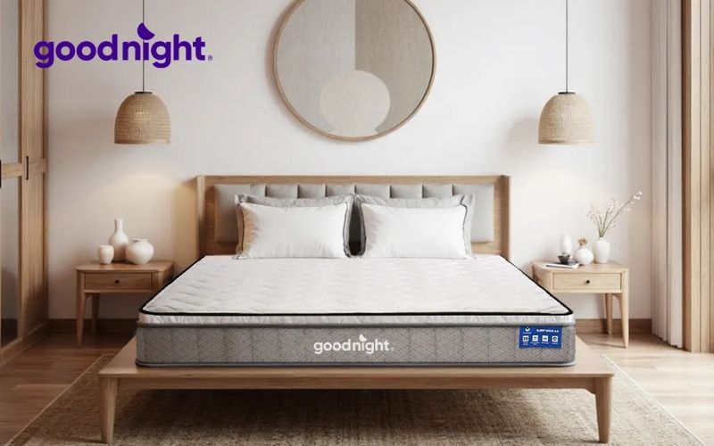 Nệm nâng đỡ tốt hỗ trợ cho tư thế ngủ bảo vệ dạ dày