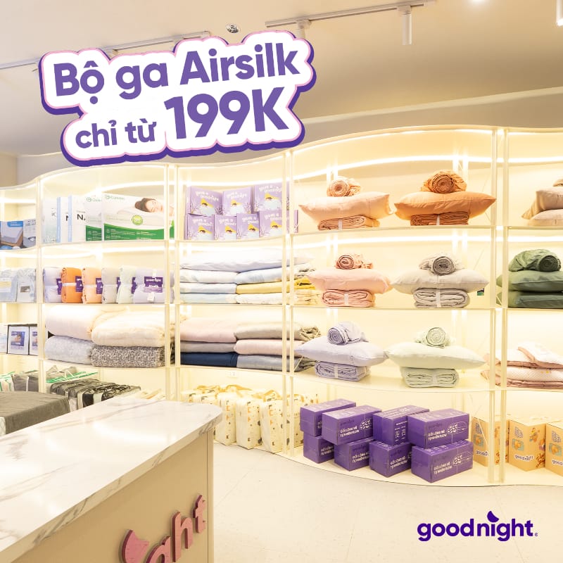 Bộ ga Airsilk 3 món chỉ 199.000 đồng
