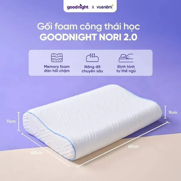 Gối foam Goodnight Nori 2.0 1 Nls7BdgQRZgLLoXVRodo8LvV0ZaOsvrezS7lWz1c 6 11zon