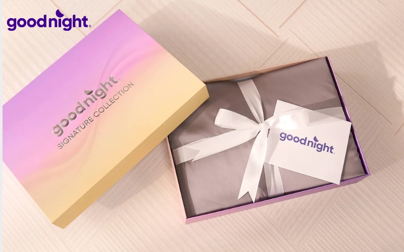 Các bộ chăn ga Goodnight được chú trọng từ chất liệu, đường may đến thiết kế
