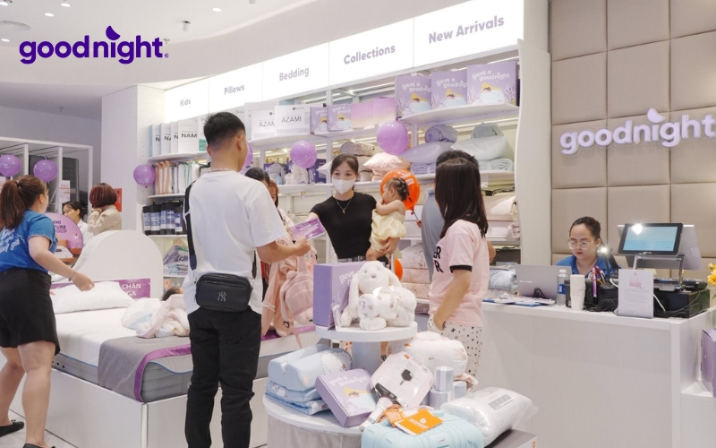TOP 10 cửa hàng đệm cao su non Hà Nội rẻ mà chất lượng tốt 2 Goodnight