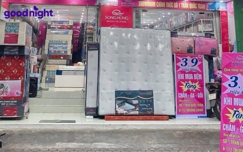 TOP 10 cửa hàng đệm cao su non Hà Nội rẻ mà chất lượng tốt 4 Nệm cao su non Hà Nội Sông Hồng