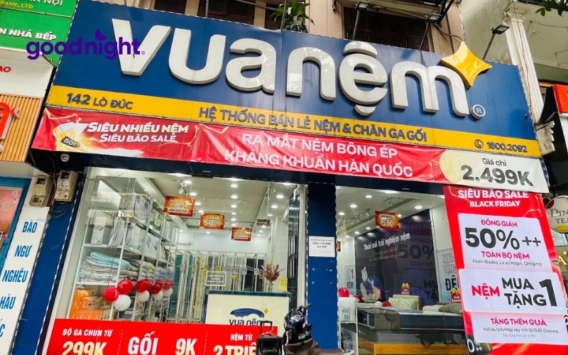 TOP 10 cửa hàng đệm lò xo giá rẻ Hà Nội chất lượng tốt 3 Vua Nệm