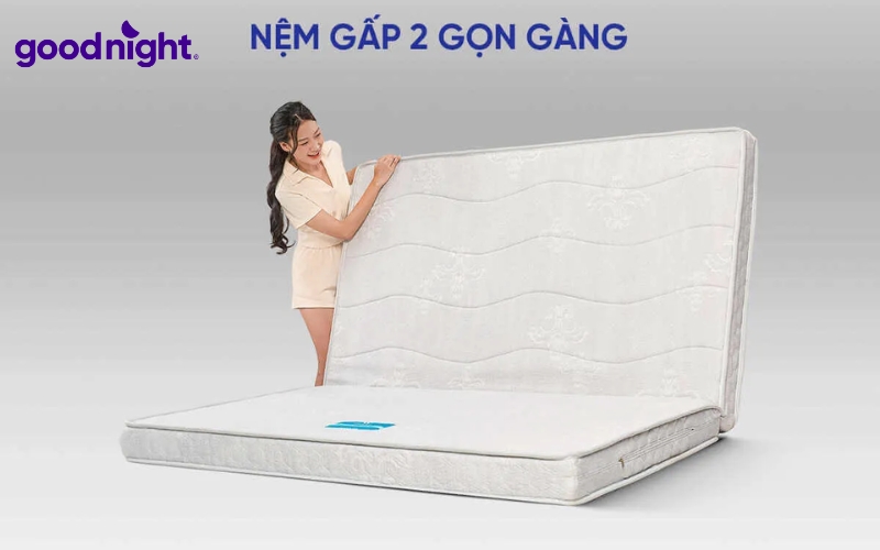 7 mẫu nệm gấp gọn 1 người chất lượng cho phòng trọ, văn phòng 8 Wonjun Pure Premium