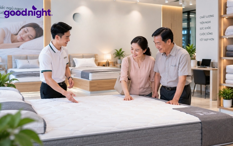 10+ cửa hàng nệm Quận 1 uy tín, chất lượng, giá tốt 7 Đừng đánh giá nệm chỉ bằng cách dùng tay ấn hoặc ngồi lên