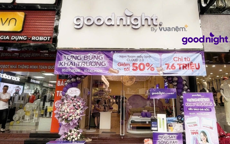 10+ cửa hàng nệm quận Tân Phú uy tín & Kinh nghiệm chọn mua 2 Goodnight
